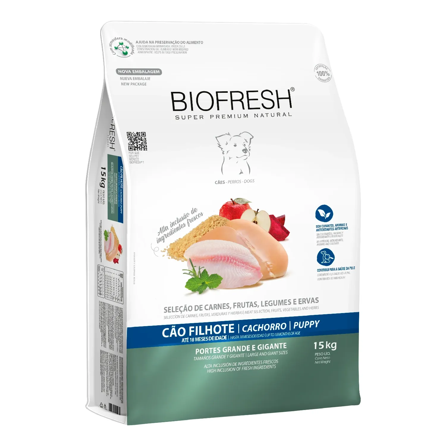 Ração Biofresh Cães Filhotes Raças Grandes e Gigantes